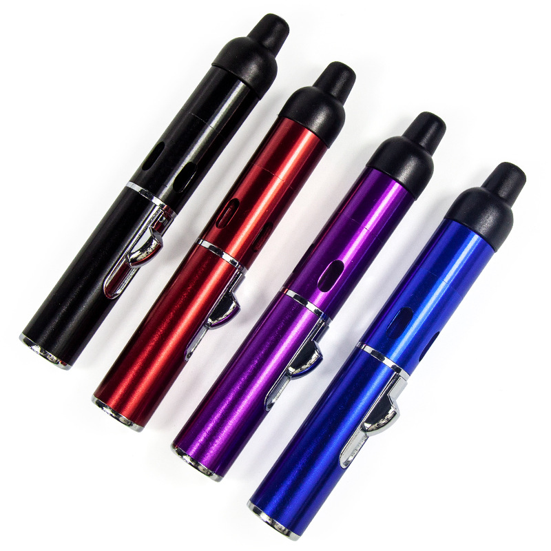 Two in One Metal Pipe Torch Lighter Refillable Portable Jet Flame Smoking Lighter