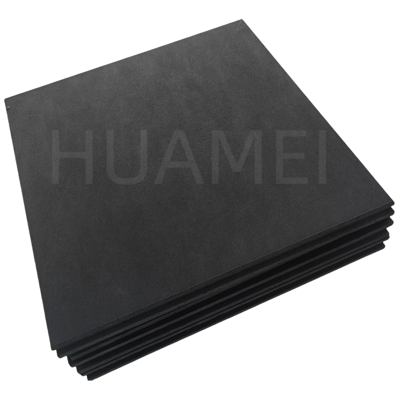 Hot Selling Fiberglass Acoustic Ceiling Black Color Square Edge