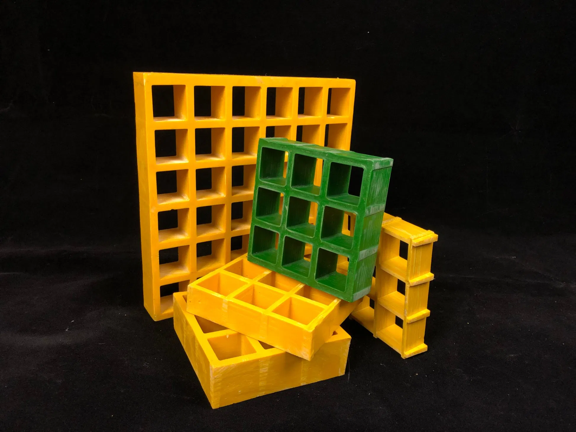 1220*3660mm Black Fiberglass Staircase Bridge Walkways, Fiber Reinforced Plastics Grating