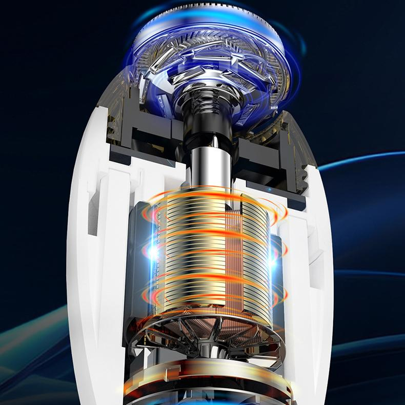 Hot Selling Small Beard Razor Turbine Aircraft Head Electric Shaver