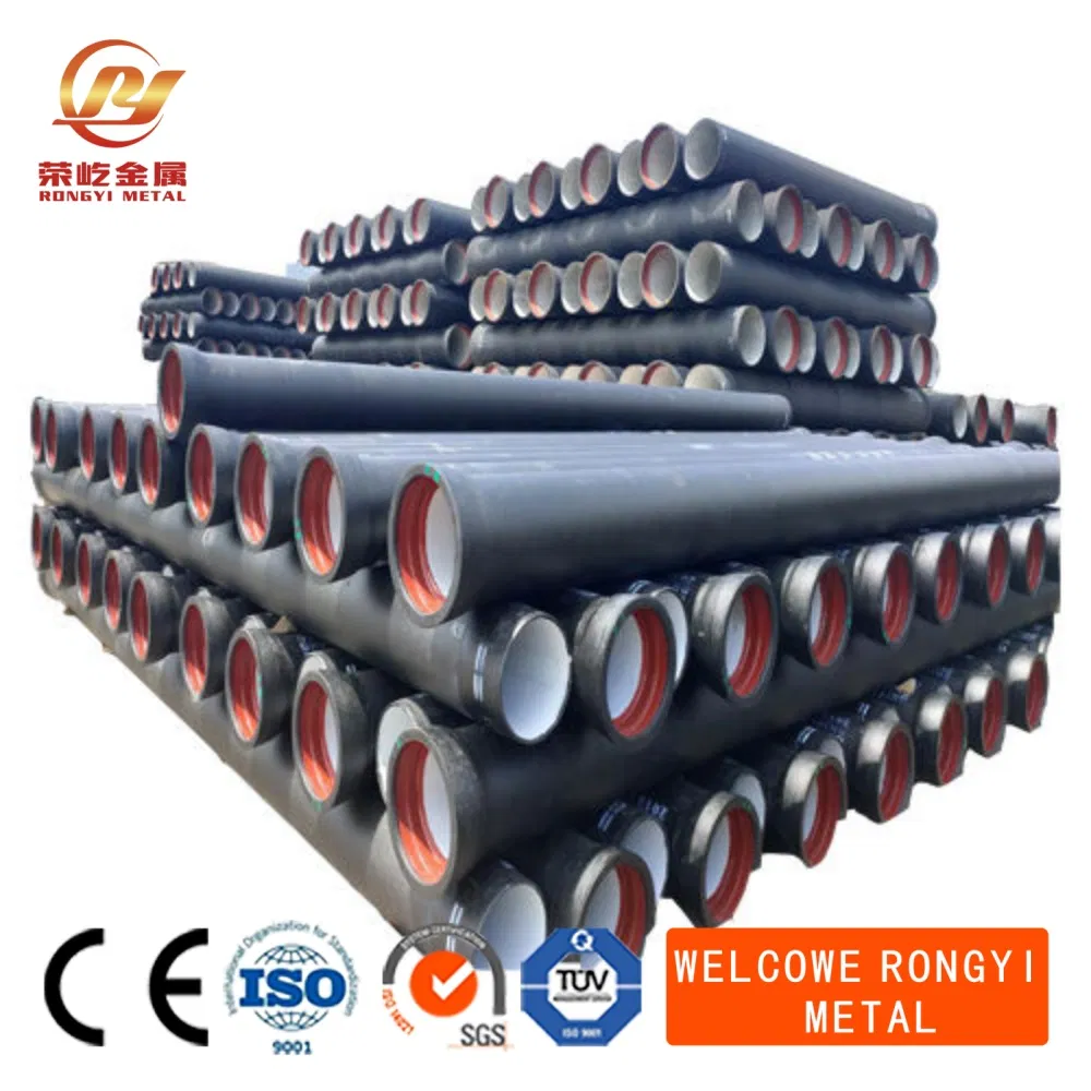 High-Quality Ductile Iron Pipe ISO 2531, En545, En598, K9, C40, C30, C25