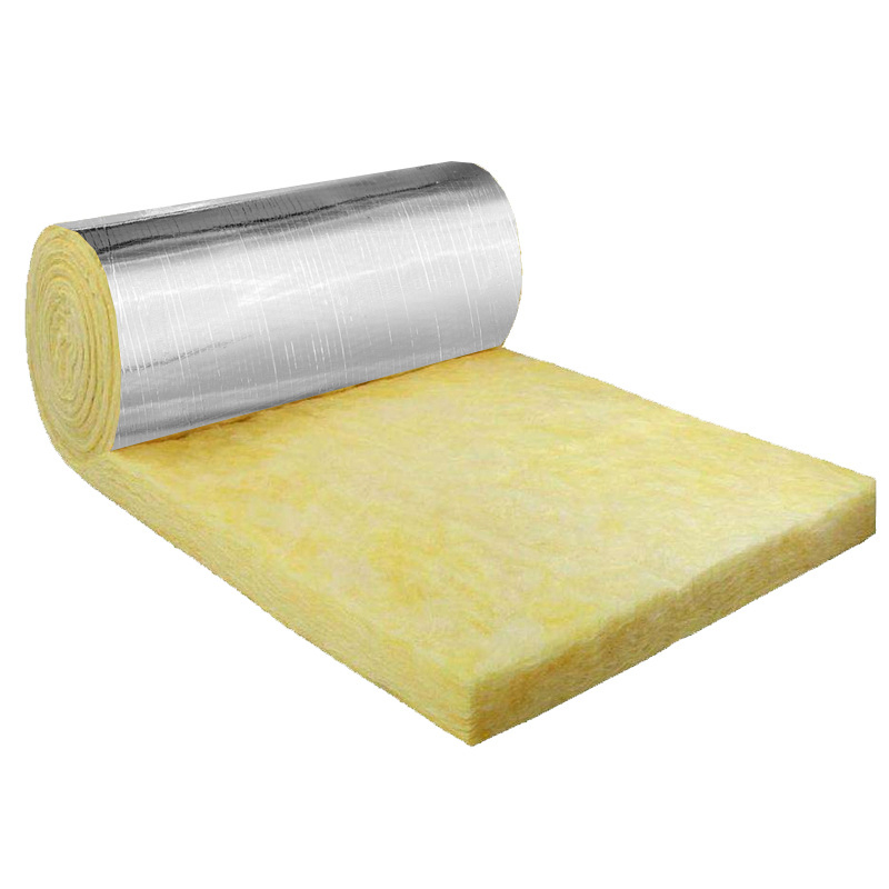 Fireproof Heat Insulation Water Repellent Vacuum Aluminum Foil Veneer Glass Cotton Roll Felt