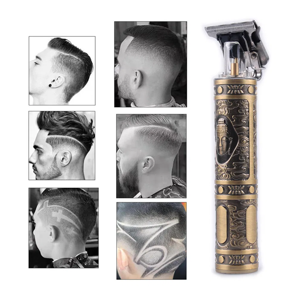 Professional Zero Cut Hair Trimmer Rechargeable Hair Clipper Carving Trimmer Clippers Tools