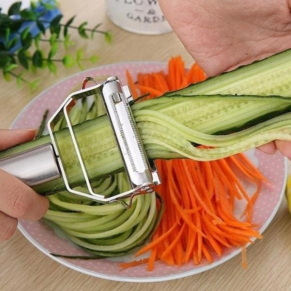 Stainless Steel Vegetable Peeler Multi-Functional Potato Peeler Fruit & Potato Slicer Vegetable Shredder for Kitchen Accessories Cooking Tools