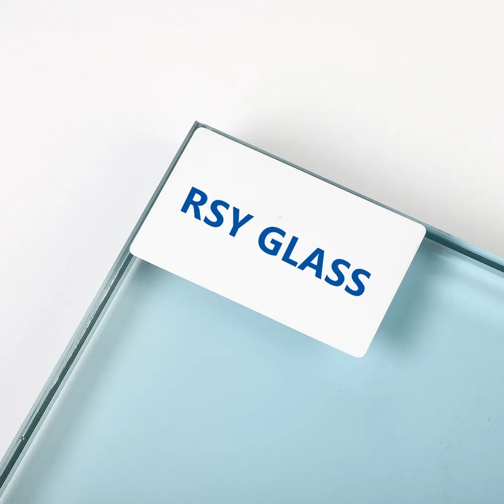 Ocean Blue Safety Laminated Glass for Building Construction