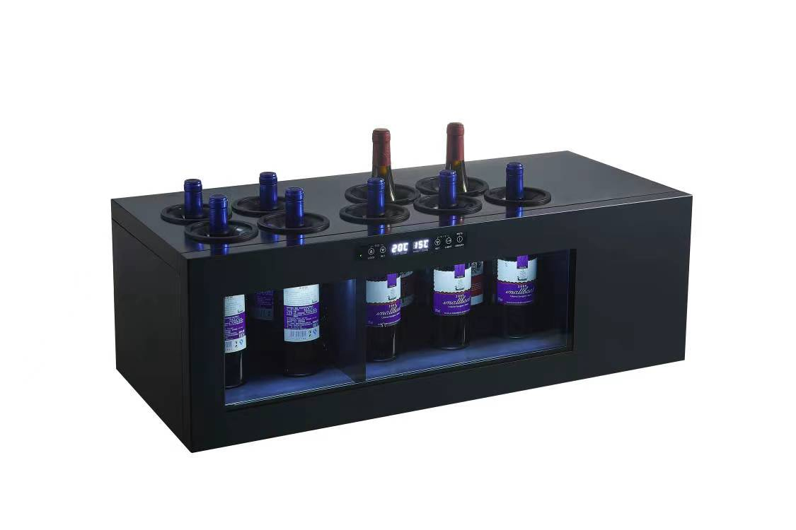 Dual Zone 9 Bottles Counter-Top Wine Cooler