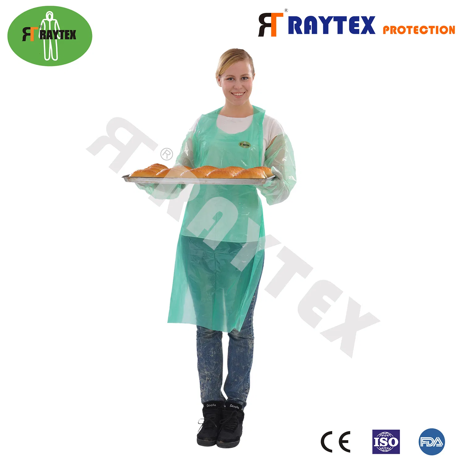 Non Woven PE Oversleeves by Hand