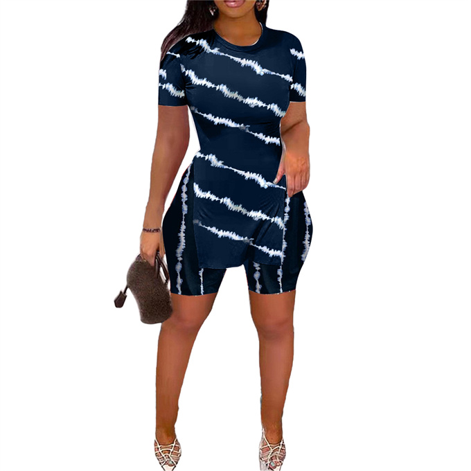 Комплект женский летний с принтом яркий