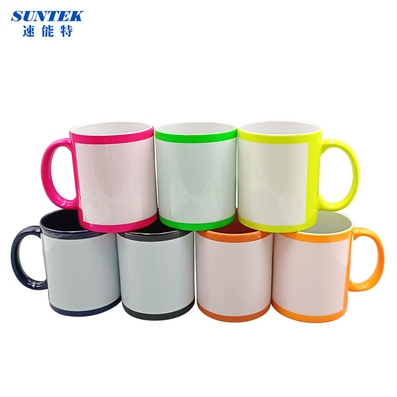 11oz Full Color Sublimation Ceramic Coffee Mugs with Coating