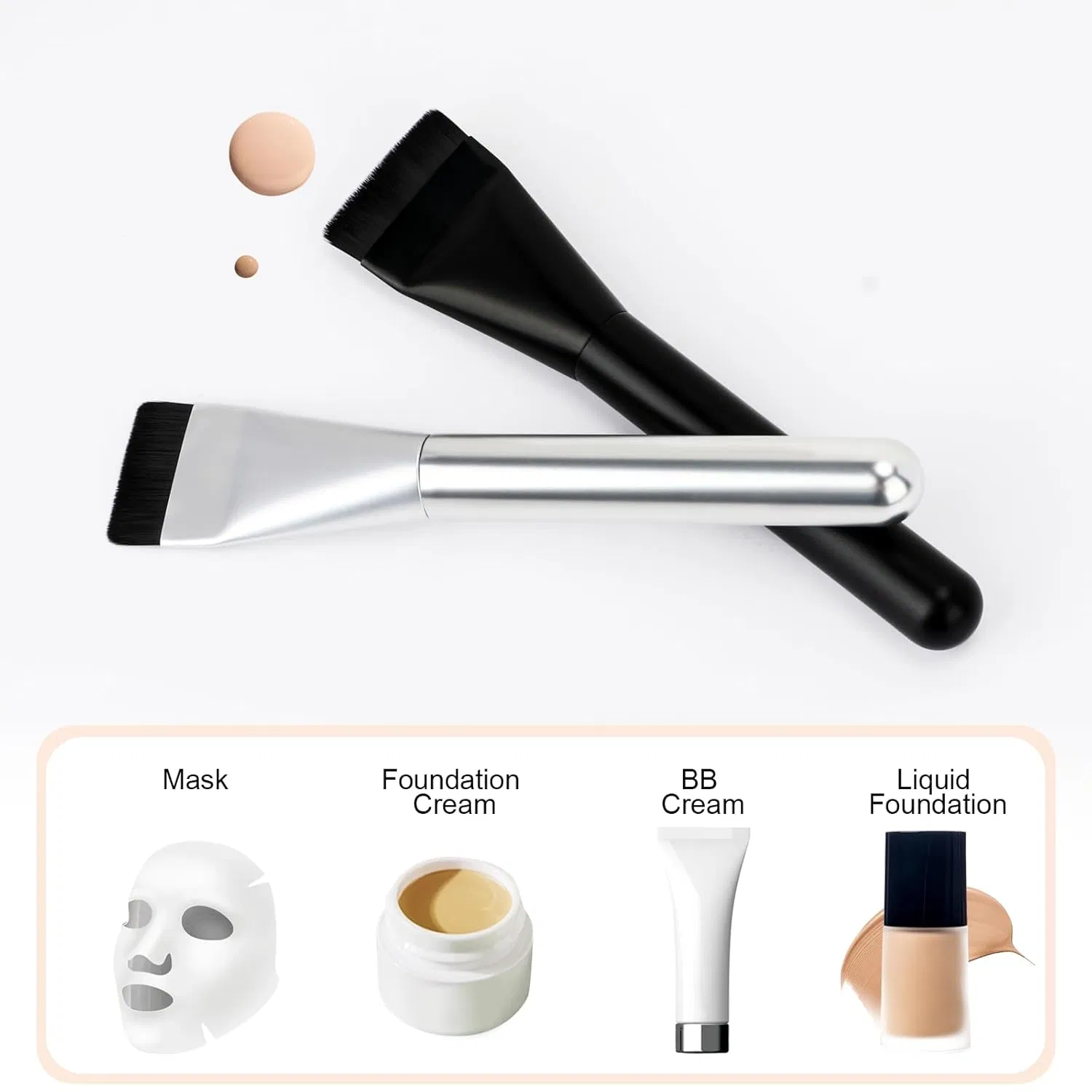 Wholesale Premium Korean Liquid Foundation Blending Facial Makeup Cosmetic Tool Brush
