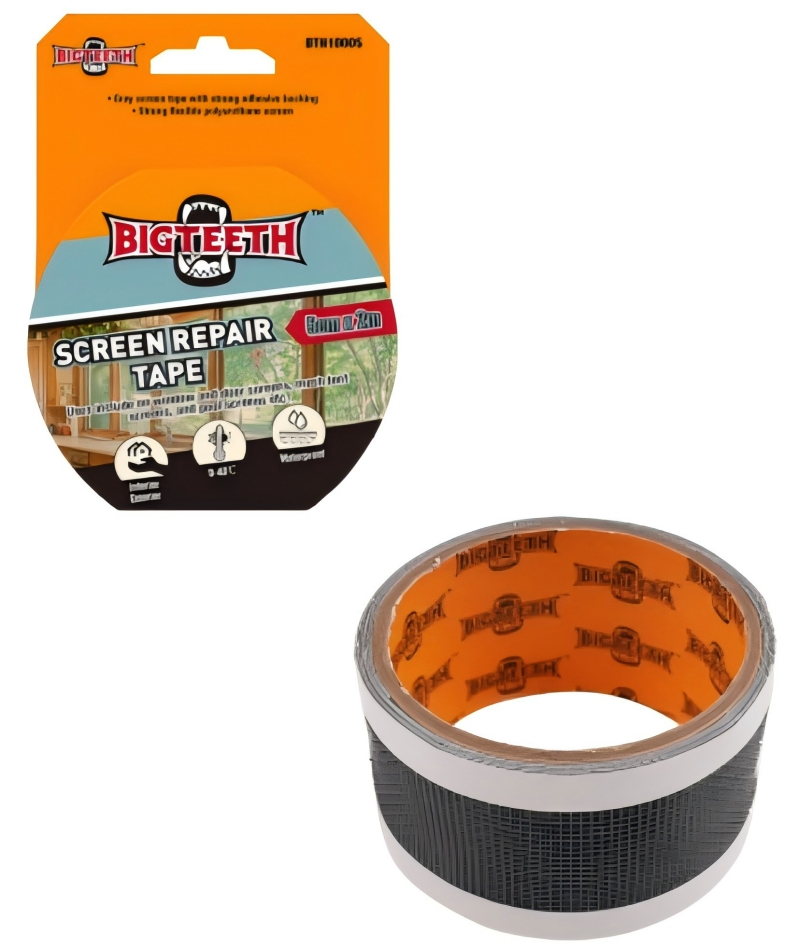 Bigteeth Gray Screen Repair Tape Bth10005 5cm X 2m.