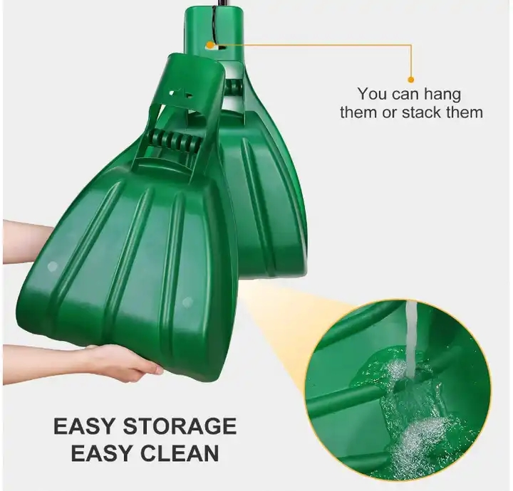 Plastic Leaf Scoops Garden Lawn Hand Rakes Rake Leaf Scoop