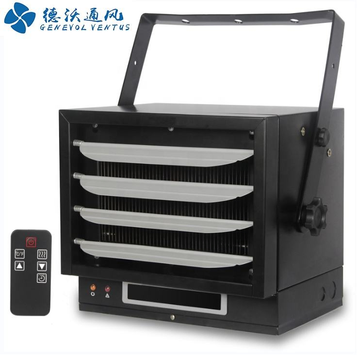 240V 7500 Watts Industrial Ceiling Mounted Heater with Overheat Protection for Garages