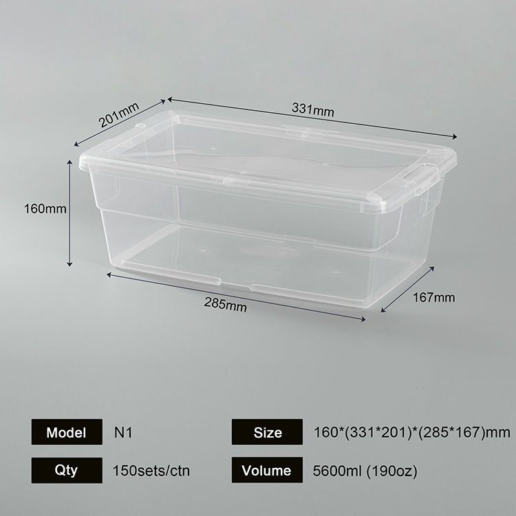 Контейнеры для хранения продуктов с крышкой, 5.6 л
