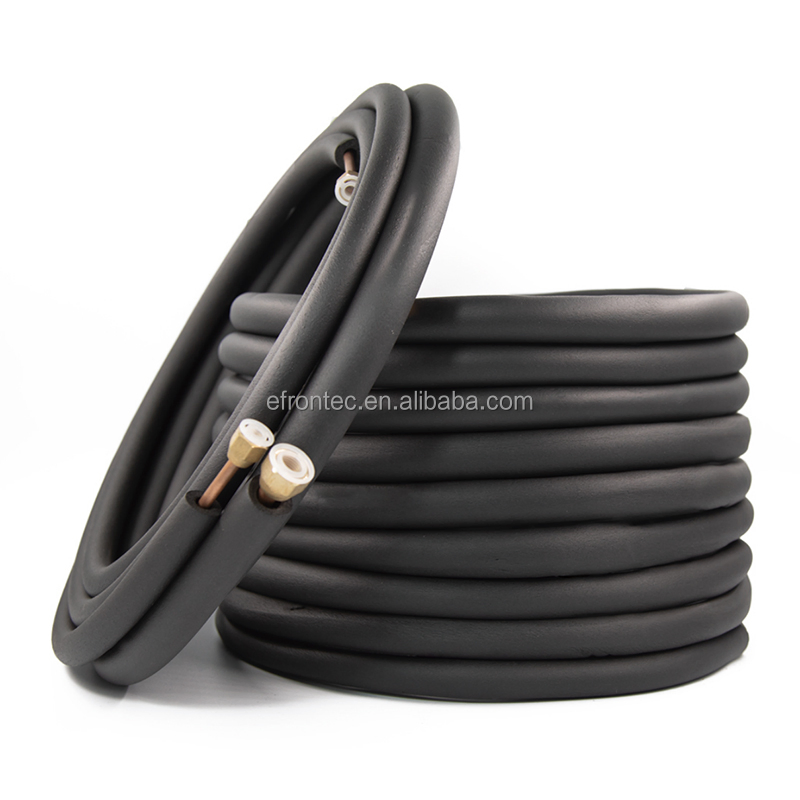 Insulated Copper Pipe Air Conditioner PE with Iron Pipe Insulation