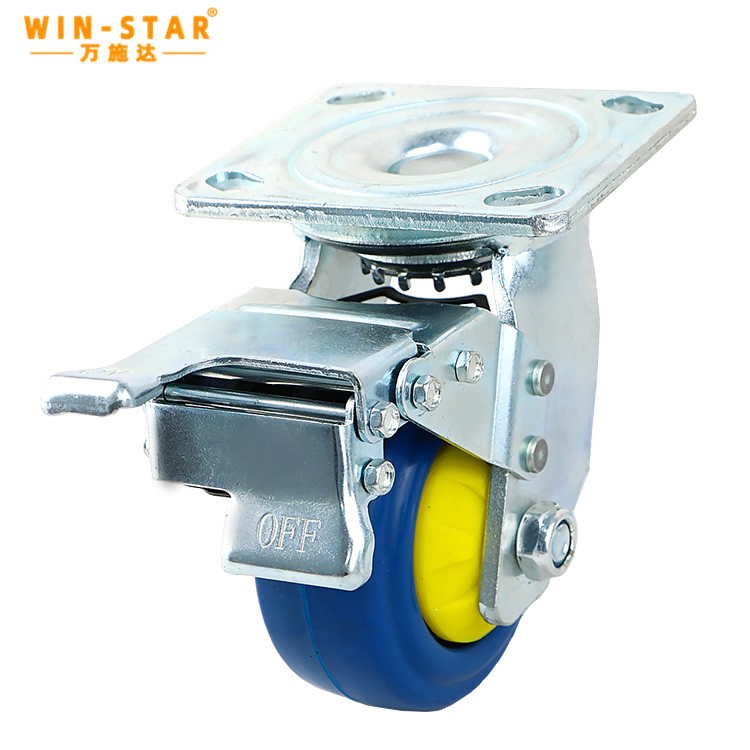 Winstar Strong Caster Wheels Heavy Industrial Casters with High Elasticity