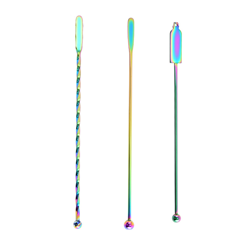 Stainless Steel Cocktail Stick Stirrer
