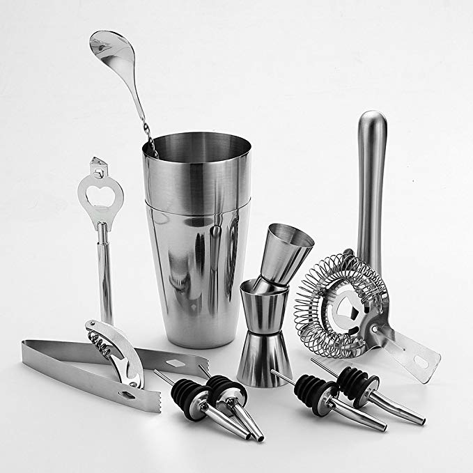 750ml Stainless Steel Measure Jigger Spoon Booklet Bartender Custom Cocktail Set