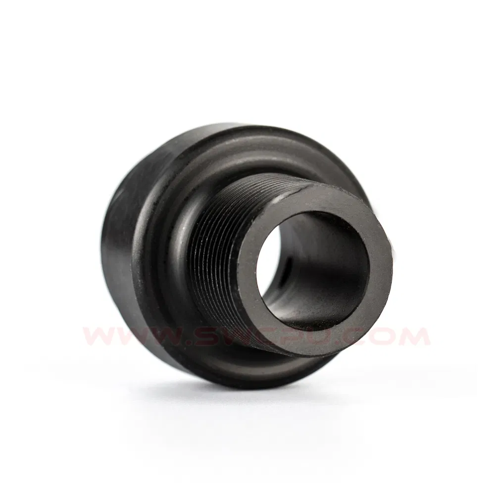 Compression Molding Abrasion Resistant Threaded Plastic Flange Bushing