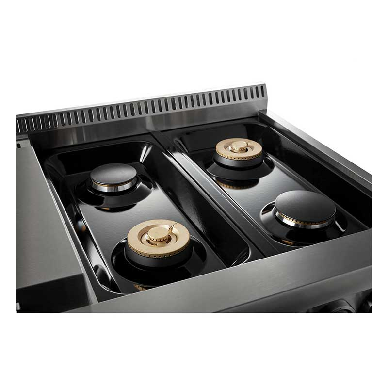 Manufacturer 48 Inch 6 Burner Griddle Freestanding Convection Dual Fuel Range Oven