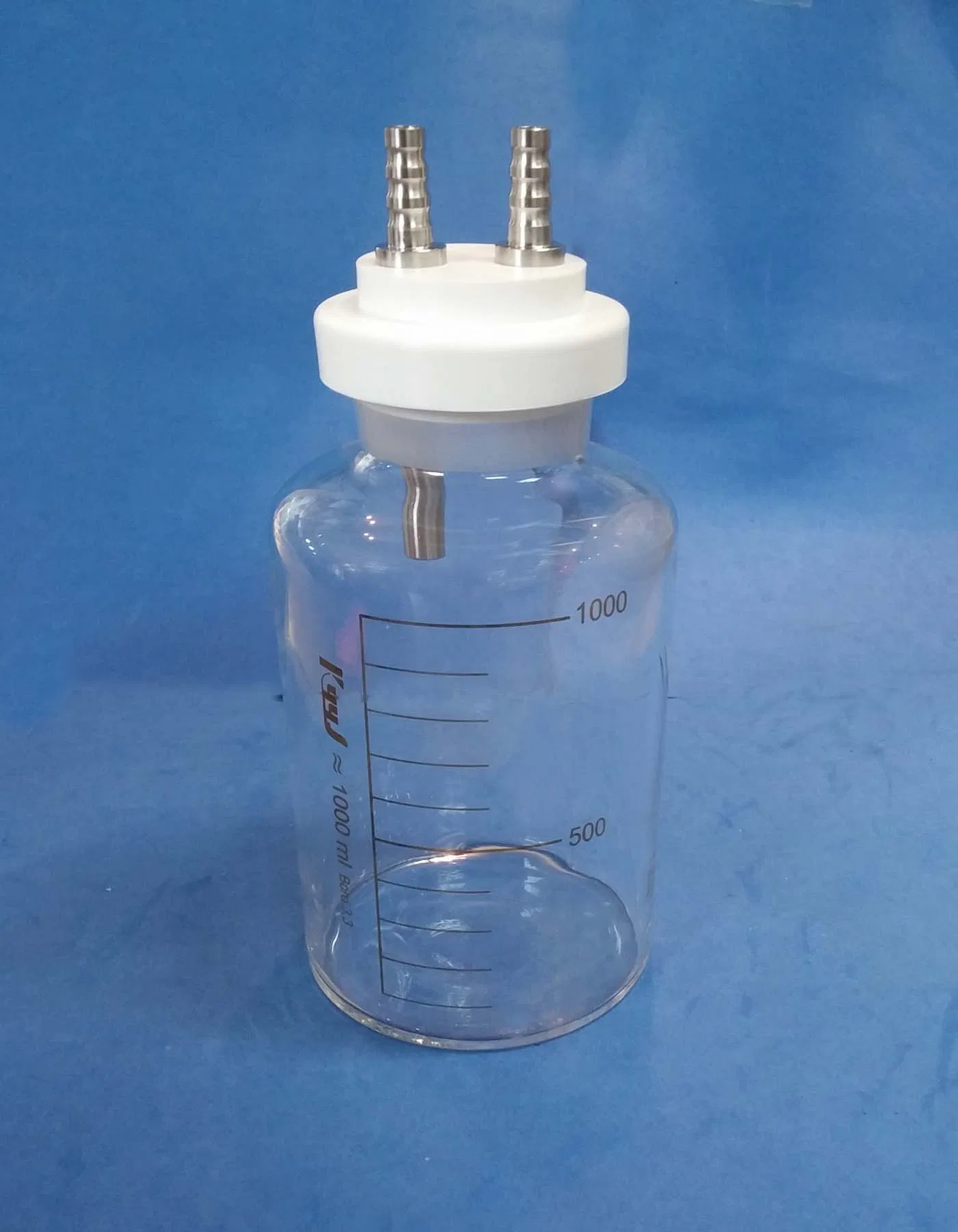 Стеклянная бутылка для хранения жира 1000мл, автоклавируемая