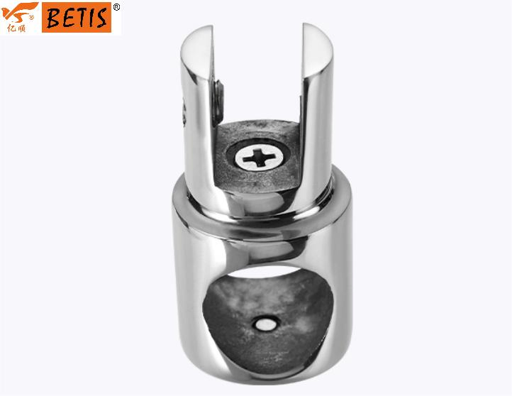 Direct Sales Bathroom Hardware Shower Room Mirror Finish Stainless Steel Heavy Duty Hanging Clamp for Ø 22mm Pipe Fittings
