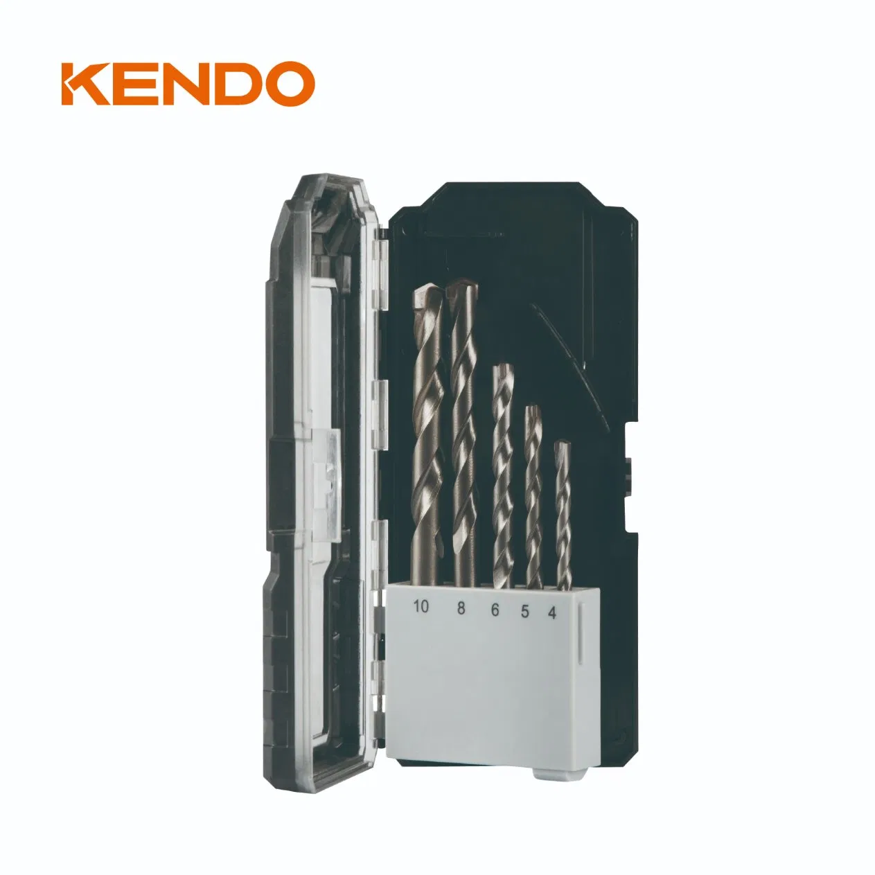 Kendo 5PCS Multi-Purpose Twist Drill Bit Set Marble Drill Bits Rock Drill Bits