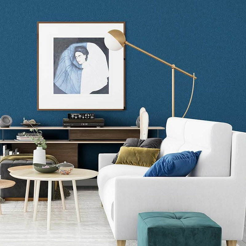 Modern Design Geometric Anti-Static Waterproof PVC Wallpaper Fabric Backed Soundproof Fireproof Smoke-Proof Home/Hotel