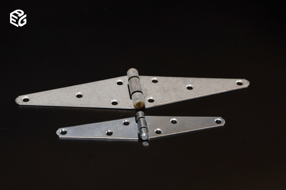 Factory Direct 6" Strap Hinge - 2.7mm Mechanically Galvanized Steel