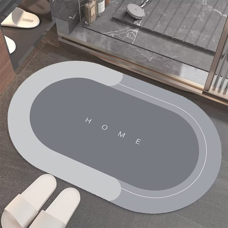 Wholesale Anti Slip Mat Chinese Factory Bathroom Mat Carpet and Rugs Carpet Tile Door Mat Diatom Mud Mat T
