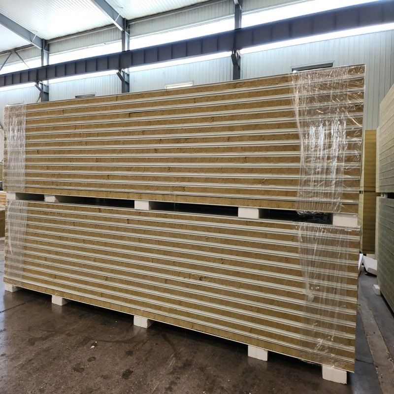 Industrial EPS/PU/PIR/Rock Wool/Glass Wool Sandwich Panel Factory Price Insulation Wall and Roof Sandwich Panel