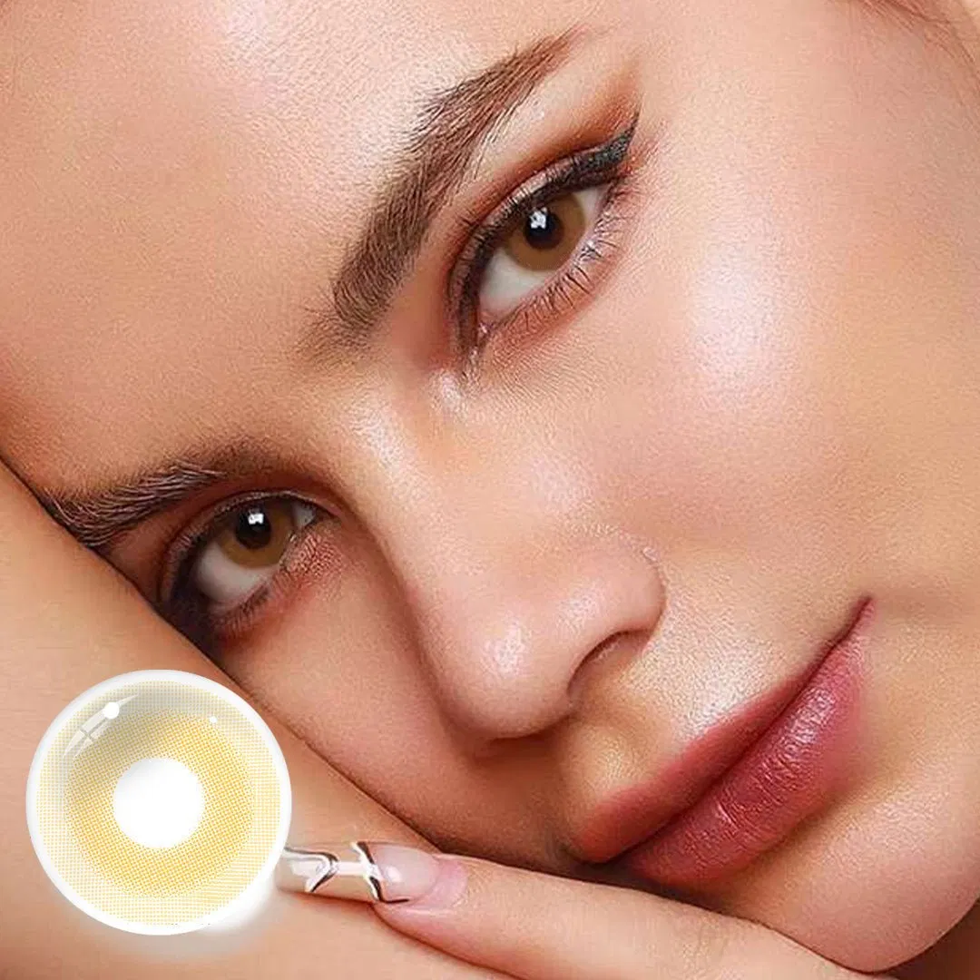 Pixie Brown Blue Green Prescription Colored Contact Lenscomfortable Premium Contact Lenses with Power Private Label OEM Contact Lens