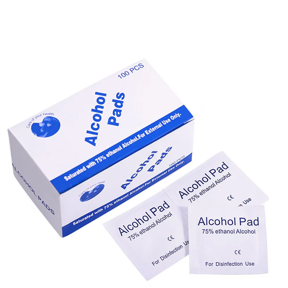 Disposable Alcohol Pads Disinfection Non-Woven Pads Make up Nail Polish Remover Pads