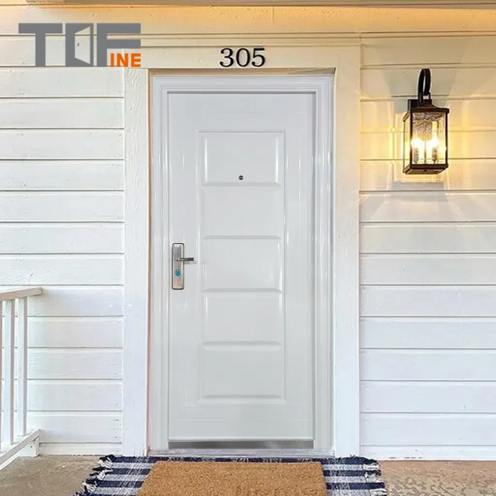 Стальная входная дверь TOF E-221 с детектором, 2050x960 мм