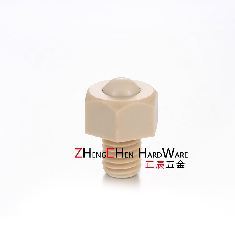OEM Customized Bchljj Bchljp M5-1omm POM/Peek Body Ball Roller Hex Head Stud Type Ball Roller for Transfer