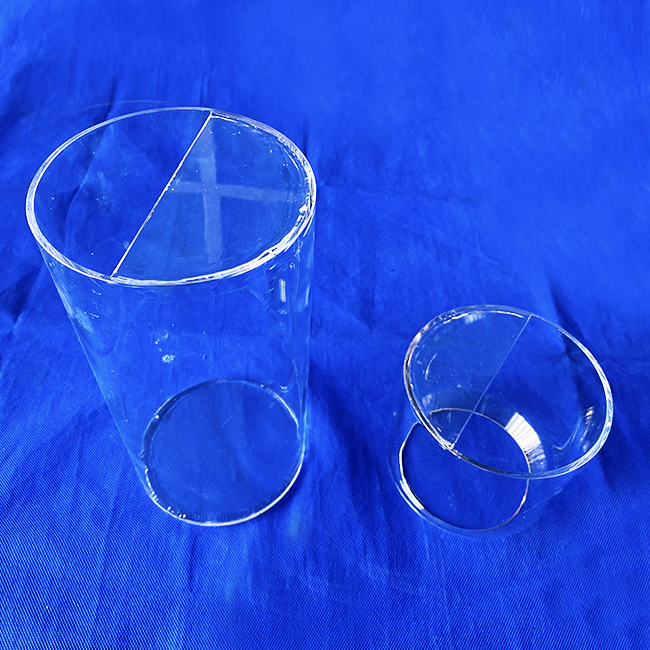 High-Quality Fire Polished Quartz Glass Cylinder and Tube