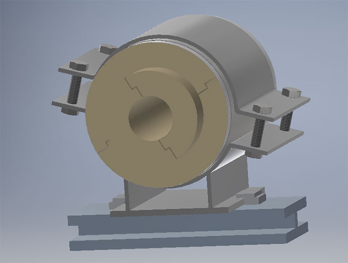 Utility Tunnel Limit Management Corrosion-Resistant Fixed Tube Bracket