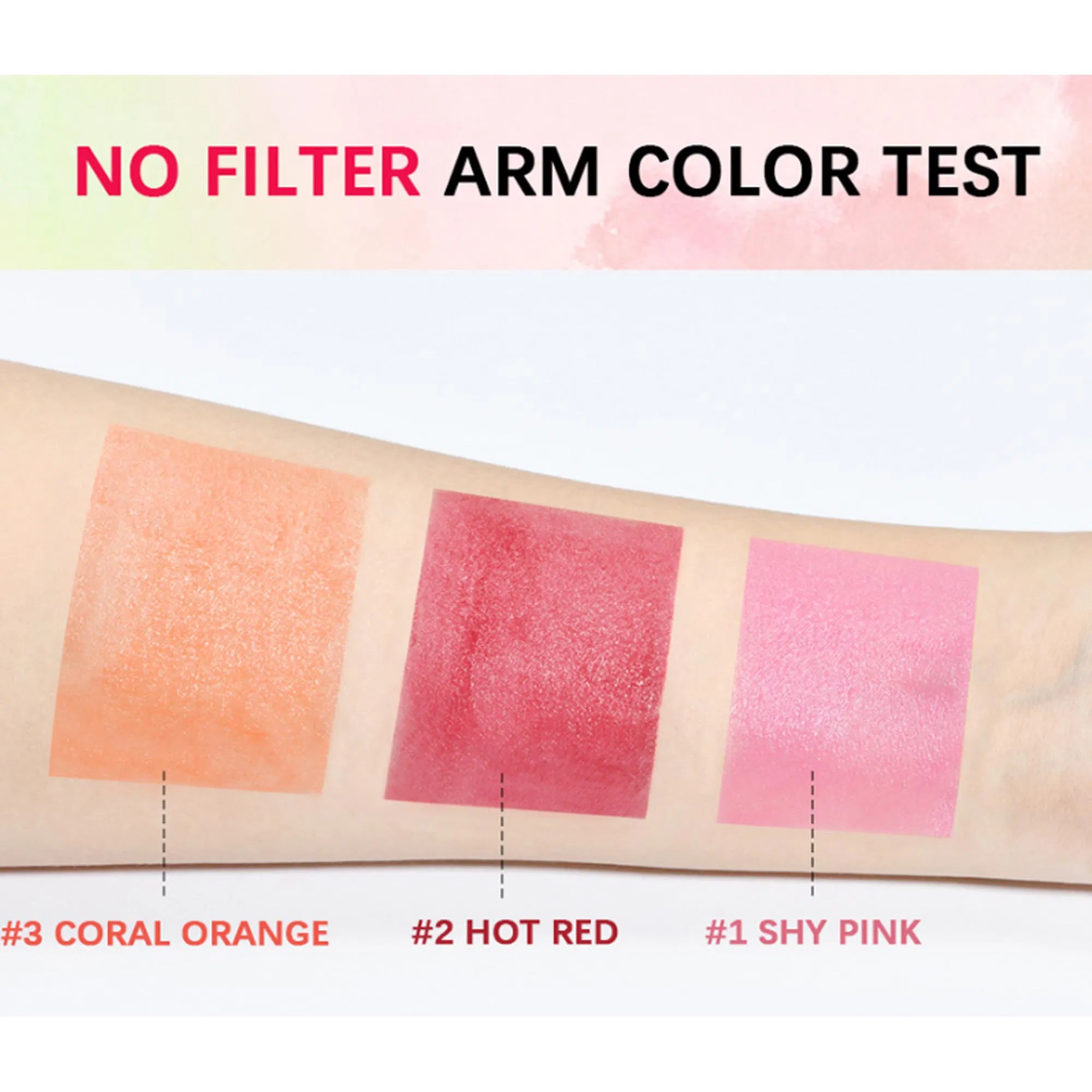 Three Dimensional Powder Blusher Lipstick, Natural Silk, Rouge, Powder Blusher