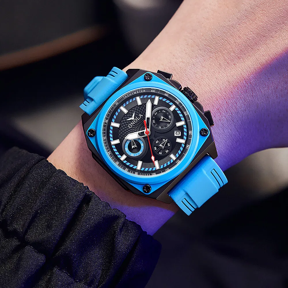 Onola 6847 Hot-Selling Neutral Waterproof Calendar Men's Multi Functional Quartz Watch