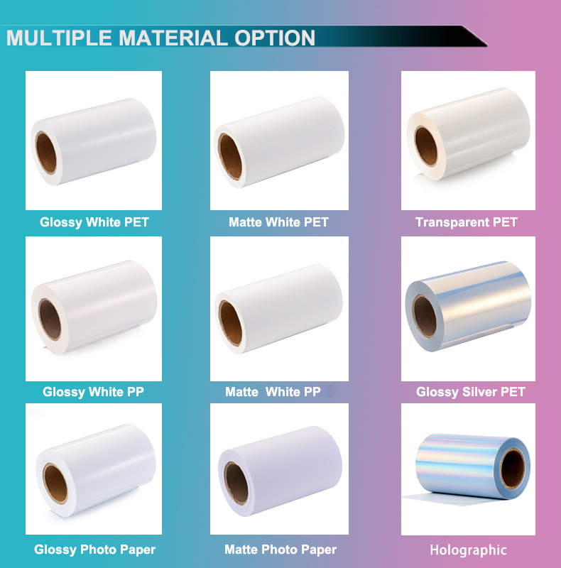 Carton Art Rightint Custom Stickers for Box Adhesive Photo Paper