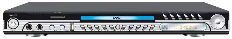 Домашний караоке DVD-плеер с пультом и LED-дисплеем