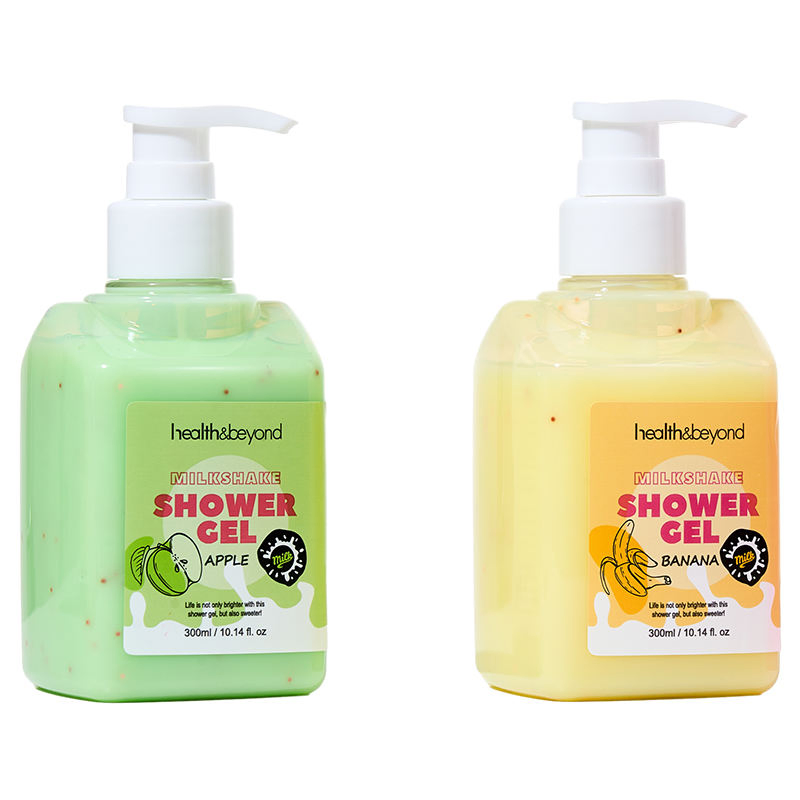 Organic Natural350ml 400ml Moonwhite Shower Gel Body Wash Bubble Bath