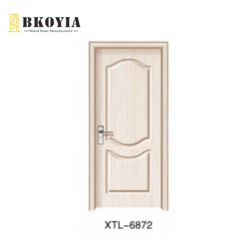 Classic Vintage-Style PVC Interior Bedroom Doors for Hotels, Apartments, Rentals - Factory Direct