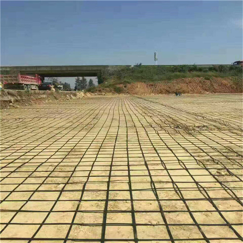 Plastic Honeycomb Core Grids 30-100kN Fiberglass Geogrid for Road Repair Landscape Free Sample