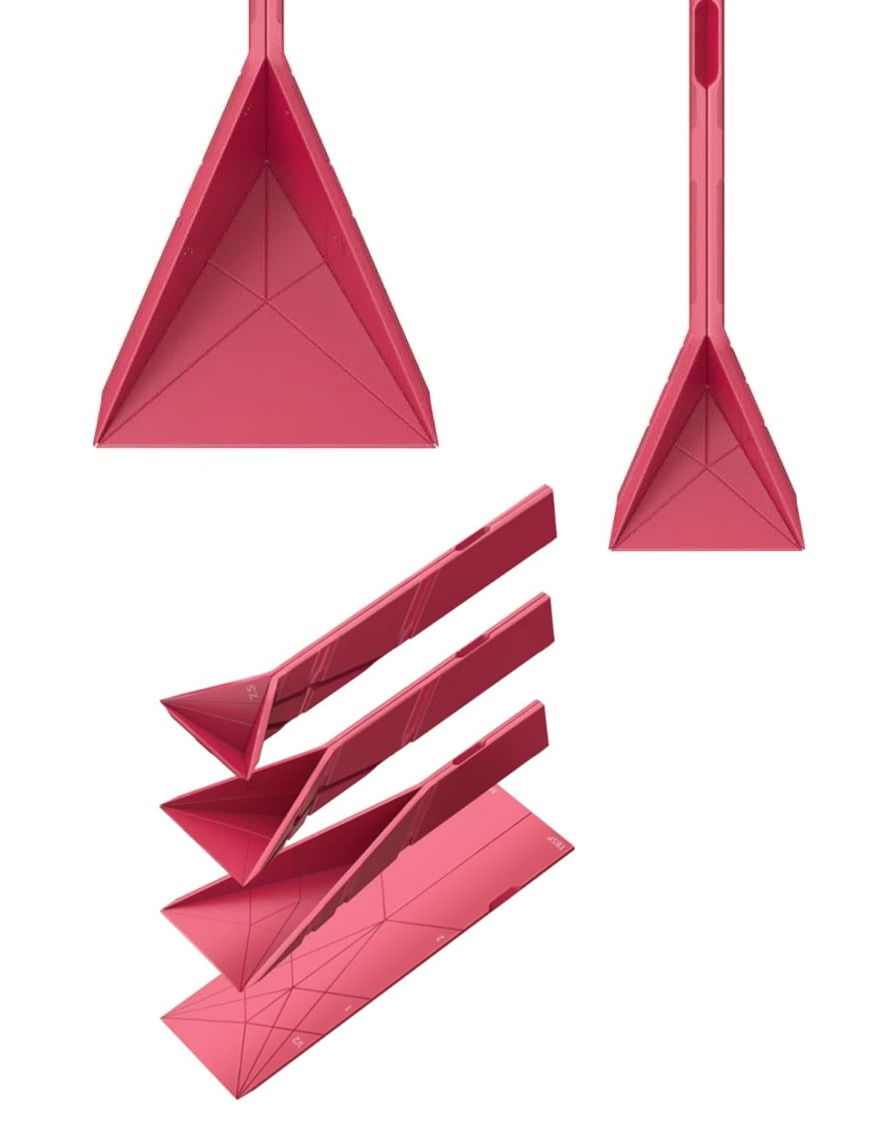 High Quality Silicone Folding Measuring Spoon Foldable Measuring Spoon