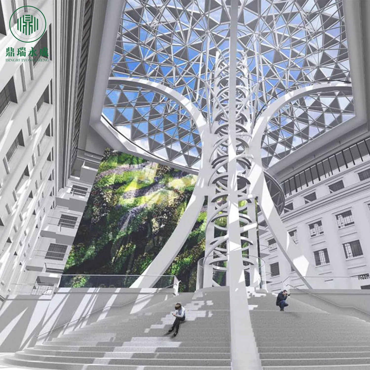 Fabricated Steel Structure for Hotel Building Steel Structure Restra