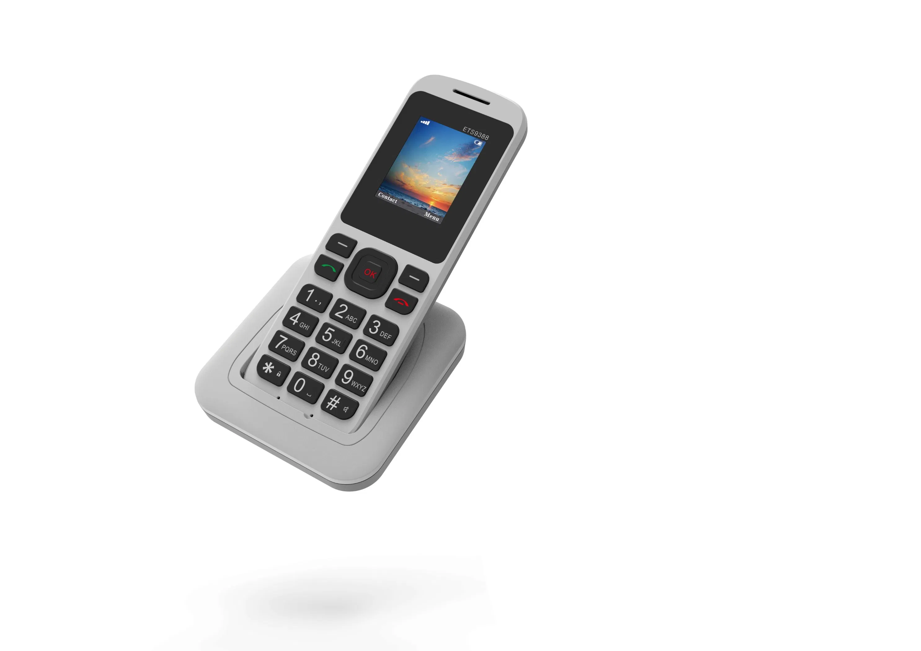 Factory Retail Quad Band 1 SIM GSM Fixed Cordless Telephone