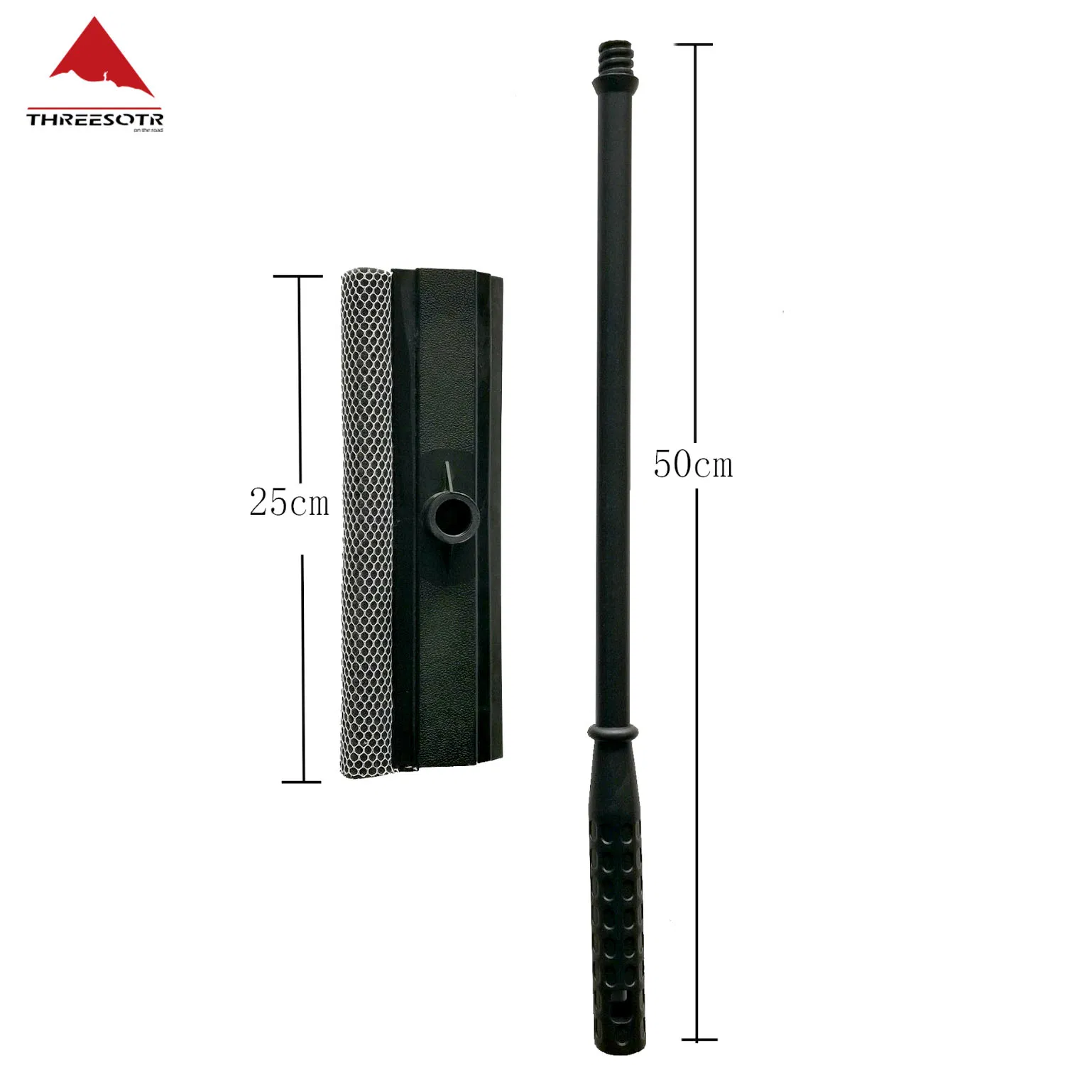 Auto Windshield Squeegee and Sponge with 20" Handle (1507303)