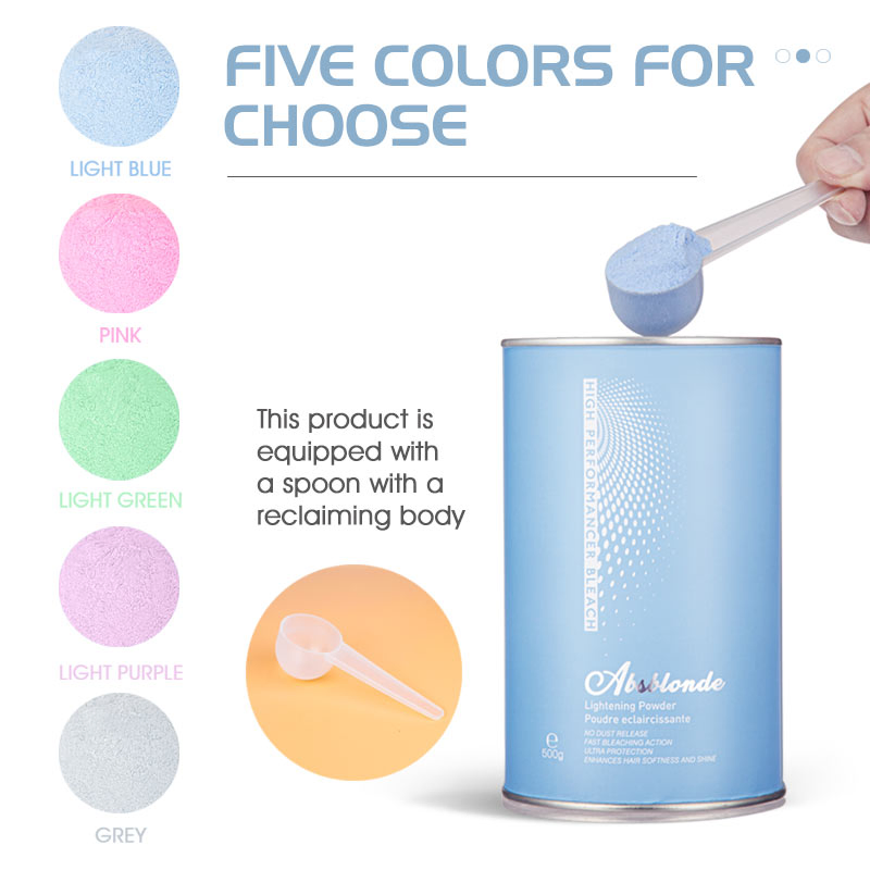 Italian Quality Organic Dust Free Hair Bleaching Powder for Hair Color