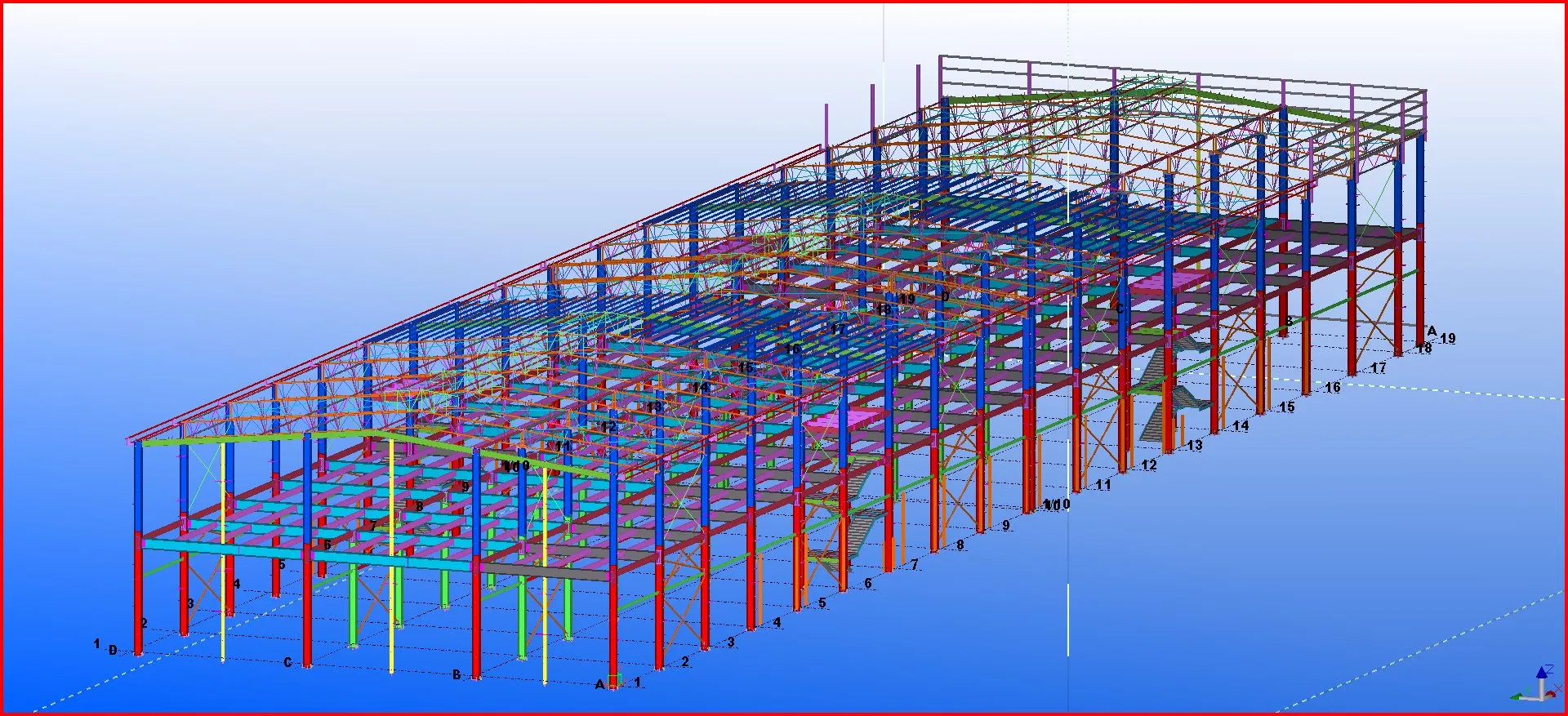 Prefabricated Light Steel Warehouse Steel Structure Building Warehouse Large Supermarket